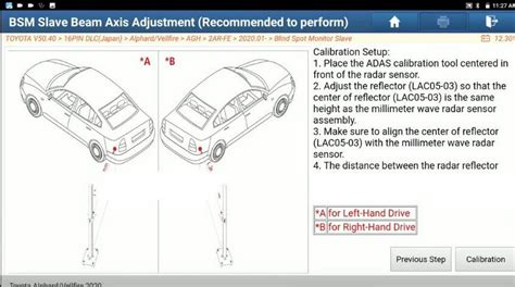 Use Launch X Adas Pro Plus To Repair Toyota Blind Spot Monitor