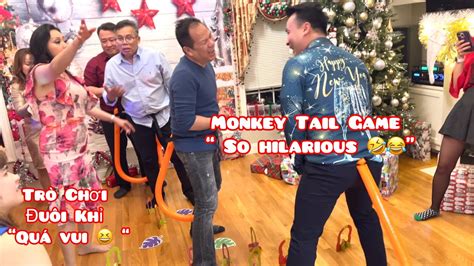 Monkey Tail Game New Year Party 2024 So Much Fun Trò Chơi Đuôi