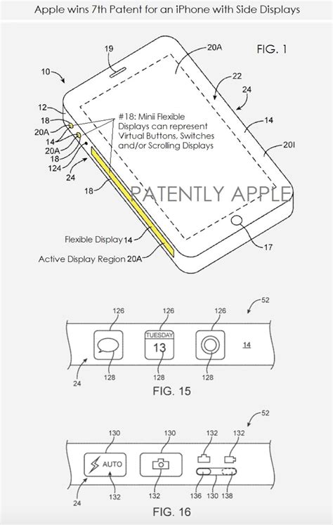 苹果新专利被曝光：iphone 侧面是触摸显示屏 哔哩哔哩