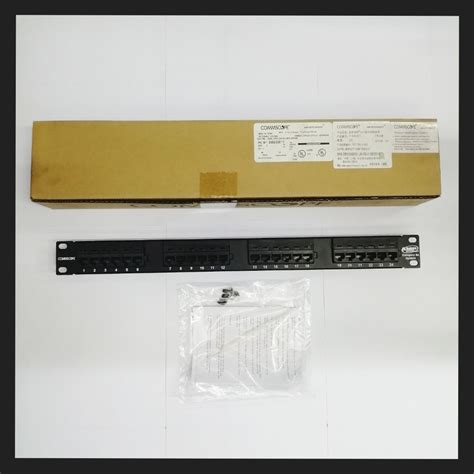 Patch Panel Cat E Ports Commscope Computers Tech Parts