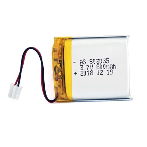 Ul Ce Kc Polymer Lithium Battery V Mah Rechargeable