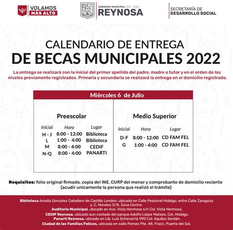 Entrega Gobierno De Reynosa Becas Municipales Administración