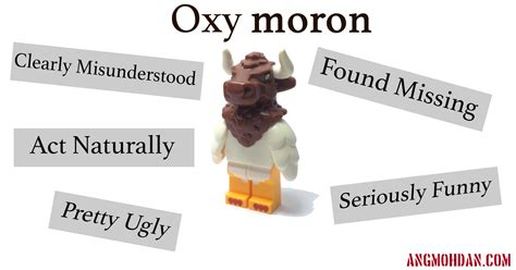 101 Awfully Good Examples of Oxymorons - AngMohDan