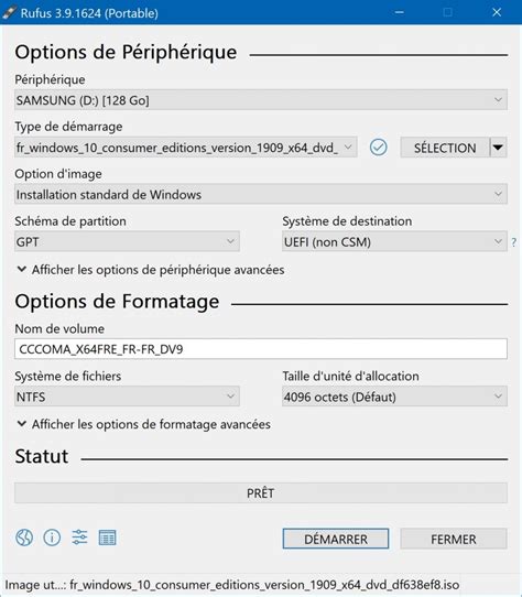 Cr Er Une Cl Usb Bootable Avec Rufus Le Crabe Info