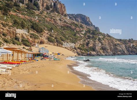 Tsambika O Tsiampika Spiaggia Con Sabbia Fine E Dorata Spiagge Pi