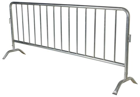 Crowd Control Interlocking Barricades Galvanized Finish Crowd