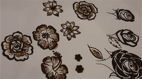 How To Draw Different Types Of Roses Hibiscus Flower Modern Roses Easy Tutorial Series 6