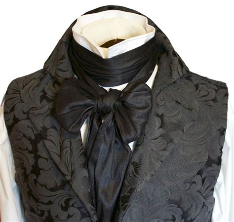 Elegantascot Men S Handmade Extra Long Regency Dupioni Silk Ascot Tie