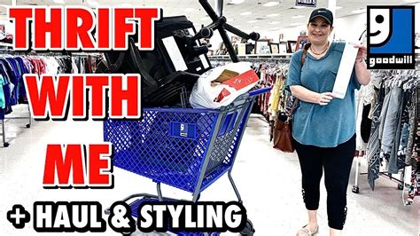 Come Along Goodwill Thrift With Me Ill Share My Thrift Haul Show