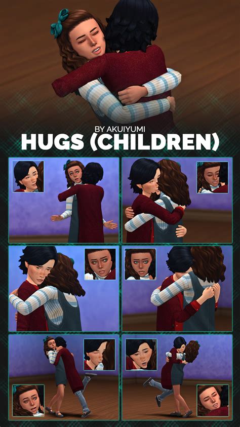 Hugs Poses Children And Toddlers Sims Crazy Creations