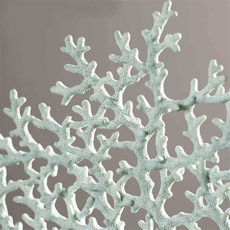 Beachcrest Home Teal Coral Sculpture Reviews Wayfair