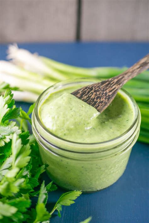 Vegan Green Goddess Dressing Recipe Yup Its Vegan