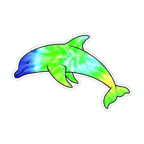 Dolphin Vinyl Car Sticker | Doggy Style Gifts