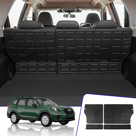 Thinzyou Back Seat Cover Protector Compatible With 2019 2024 Subaru Forester Trunk