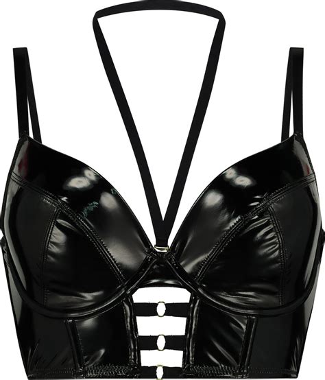 Hunkemöller Lingerie Dames Voorgevormde longline beugel bh Seductress Zwart maat D bol