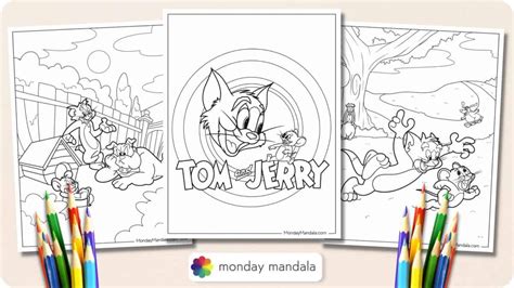 24 Tom And Jerry Coloring Pages Free Pdf Printables