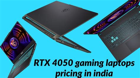 Rtx 4050 Gaming Laptops Pricing In India 2023 Youtube