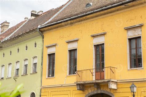 Very Beautiful And Colorful Street In Budapest The Capital Of Hungary