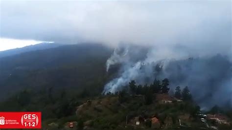 El Incendio De La Palma Sigue Activo Y La Evoluci N Es Favorable En Los