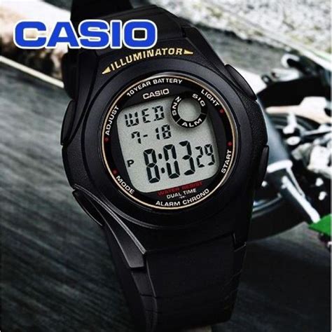 Casio F W Adf Jam Tangan Cowok Cewek Digital Rubber Water Resist