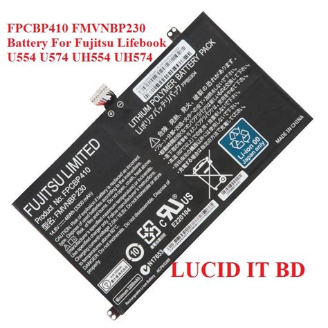 FPCBP410 FMVNBP230 48Wh New Battery For Fujitsu Lifebook U554 U574