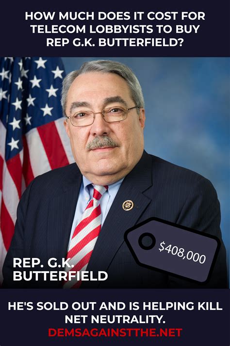 Rep G.K. Butterfield sold out to Telecoms by taking $408,000 from to ...