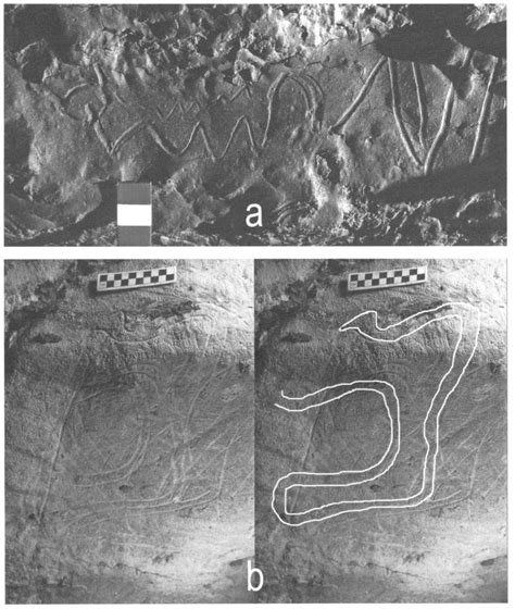 Serpent Effigies From Southeastern Cave Art Sites A Horned Serpent