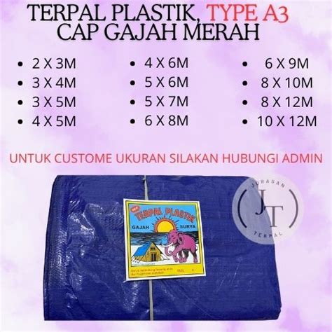 Jual Jual Termurah Terpal Plastik A Bisa Custome Ukuran Tenda Terop