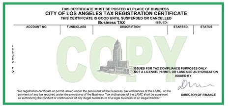 Guide To Los Angeles Business Licenses Law Soup La