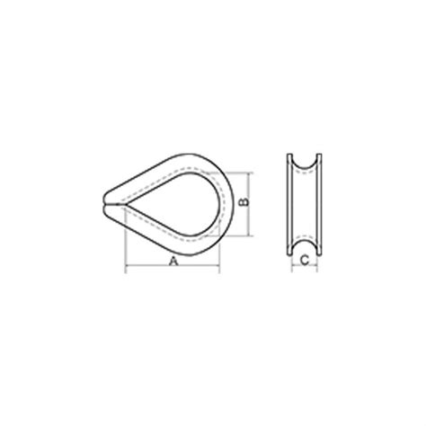 China Extra Heavy Duty Hot Dip Galvanized Wire Rope Thimble Suppliers Manufacturers Factory