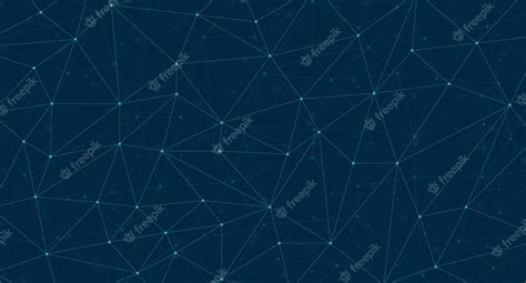 Premium Vector Abstract Technology Geometric Polygonal Mesh Lines