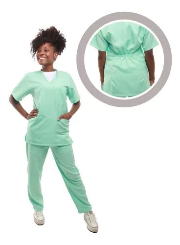 Conjunto Hospitalar Scrub Pijama Feminino Acinturado Frete grátis