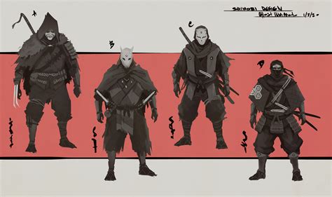 [OC] Shinobi designs I made recently, which one do you like the most ...