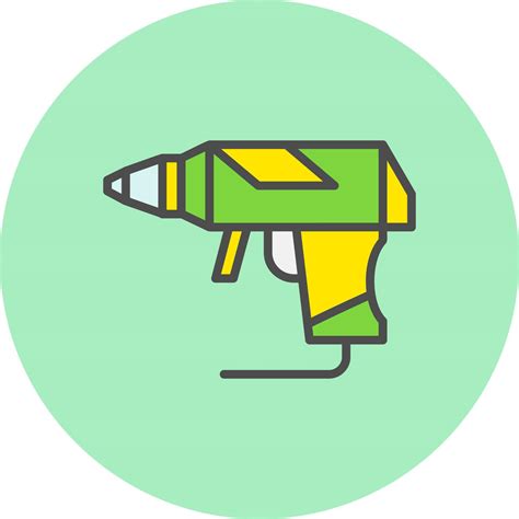Hot Glue Gun Vector Icon 16488835 Vector Art At Vecteezy