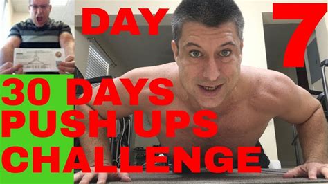 30 Days Push Up Challenge Day 7 Of 200 Push Ups Home Workout Cpa