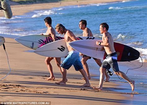 Home And Away S George Mason S Checks Out Bikini Clad Babe Daily Mail
