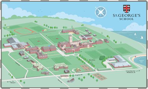 St Georges D School Map Illustrated Maps By Tom Woolley