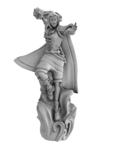 Human Female Sorceress3d Printed Miniatures Artisans Etsy