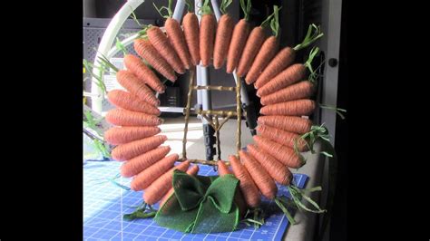 Dollar Tree Carrot Wreath Youtube