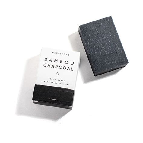 Herbivore Botanicals Bamboo Charcoal Cleansing Bar Soap Mindful Luxe