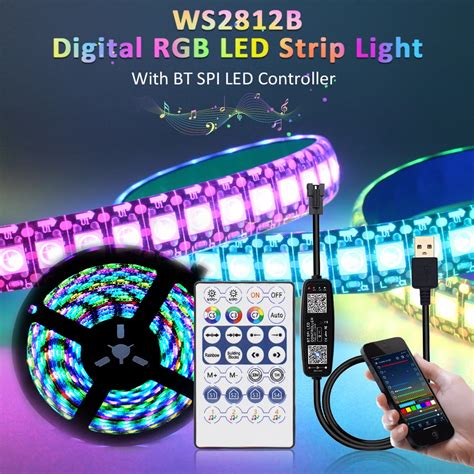 DC5V WS2812B Dreamcolor RGB Decorative Light Kit With USB Port Ws2812b