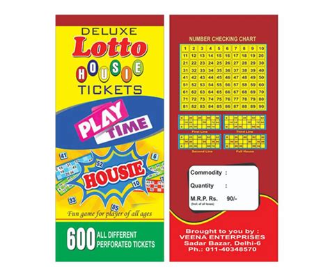 Play Time Lotto Book Deluxe At Rs 45 Piece तम्बोला टिकट In New Delhi