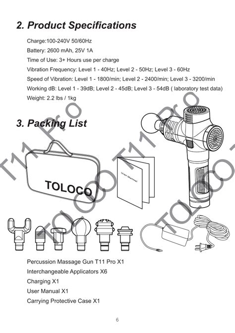 Massage Gun User Manual Pdf