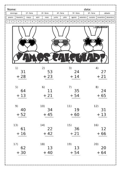 Operações Básicas Matemática Exercícios - Operações básicas de matemática exercícios - Atividades Suzaninho ...