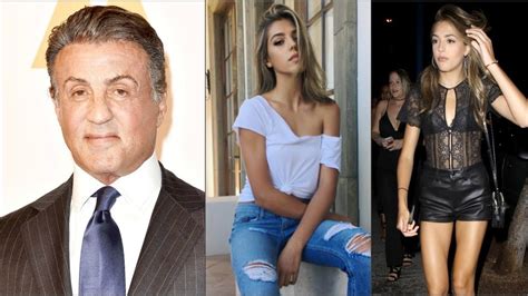 Sylvester Stallones Daughter Sistine Stallone Youtube