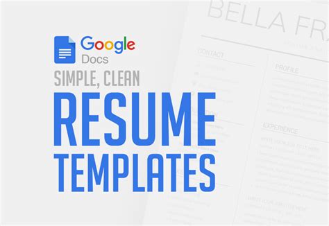 Resume Templates Google