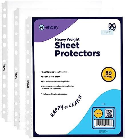 Amazon Performore 50 Sheet Protectors Heavy Duty 8 5 X 11 Inch