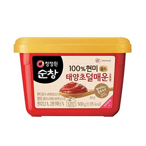 Chung Jung One O Food Mild Hot Pepper Paste Gold Gochujang Chili Paste Korean Traditional