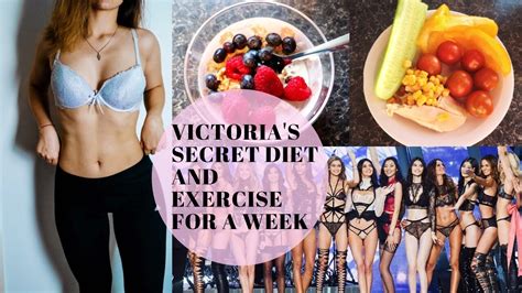 Victoria S Secret Models Diet And Exercises For A Week Youtube