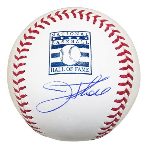 Jim Thome Autographed Signed Rawlings Hall Of Fame Logo Baseball Beckett